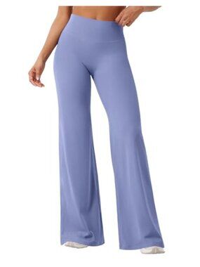 High Waist No Front Seam Booty Lifting Wide Leg Yoga Leggings 80% Nylon 20%